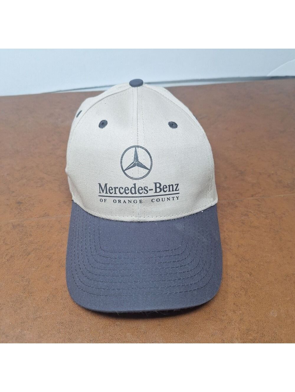 Mercedes Benz of Orange County Baseball Cap Tan Gray One Size Cotton